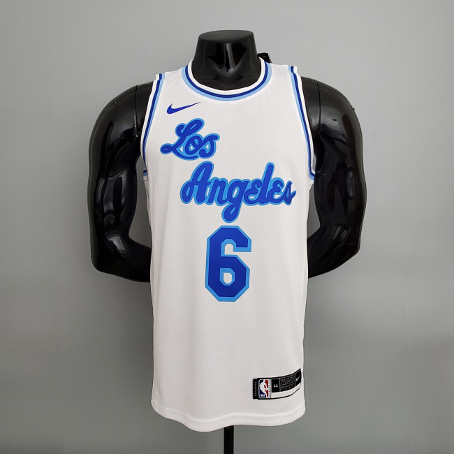 LeBron James Los Angeles Lakers 2020/21 Swingman Jersey White