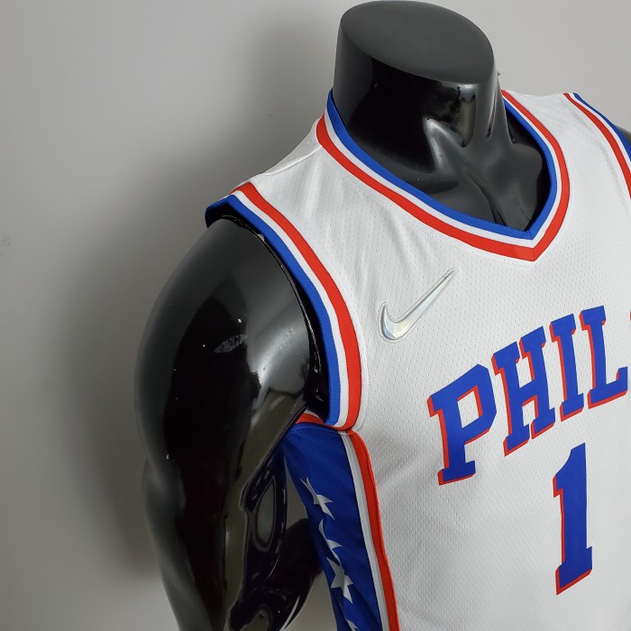 James Harden Philadelphia 76ers 75th Anniversary Swingman Jersey White