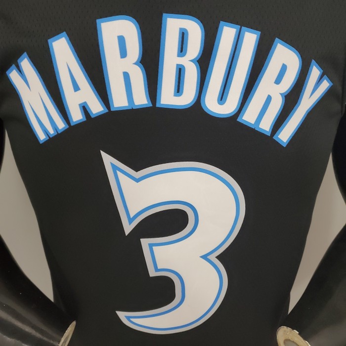 Stephon Marbury Minnesota Timberwolves 2018 Retro Swingman Jersey Black