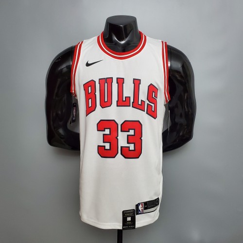 Scottie Pippen Chicago Bulls 75th Anniversary Swingman Jersey White