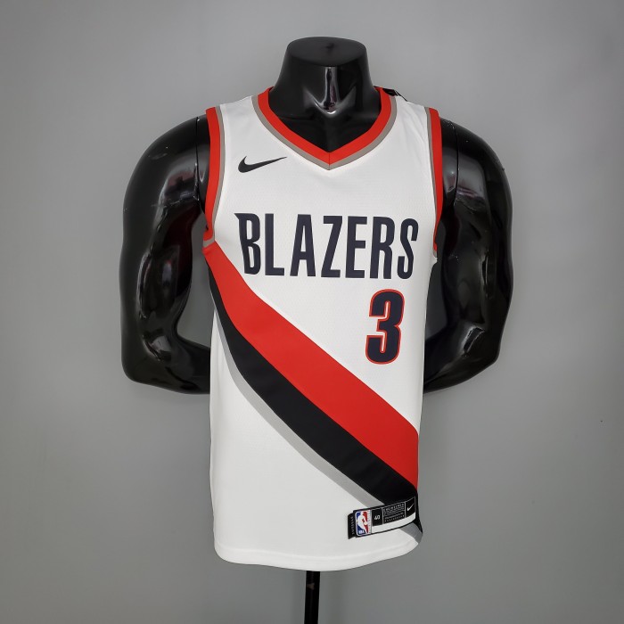 C.J. McCollum Portland Trail Blazers 2021 Swingman Jersey White