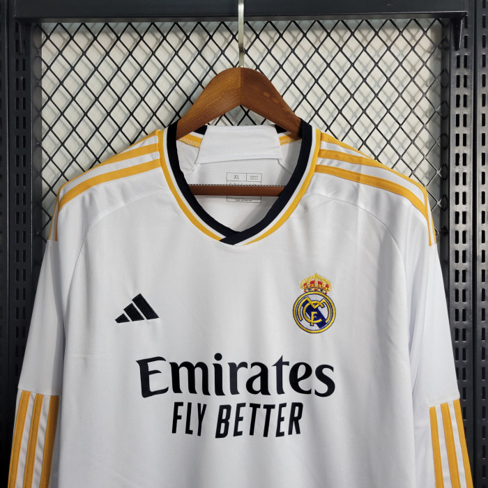 Real Madrid Home Man Long Sleeve Jersey 23/24