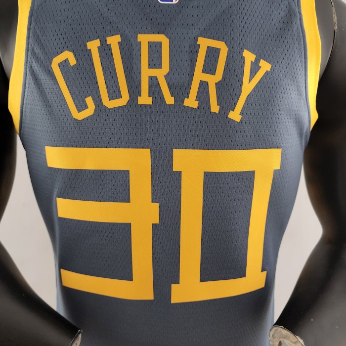 Stephen Curry Golden State Warriors Grey Swingman Jersey 2018