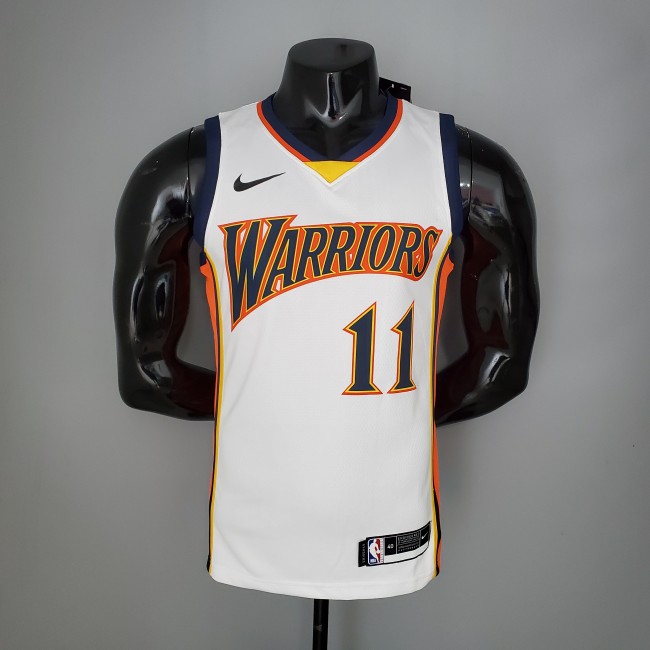 Klay Thompson Golden State Warriors Rookie White Swingman Jersey