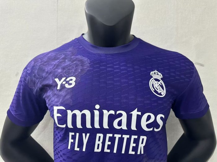 Real Madrid Y-3 Player Jersey 23/24 Purple