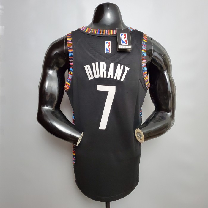 Kevin Durant Brooklyn Nets City Version Swingman Jersey Black