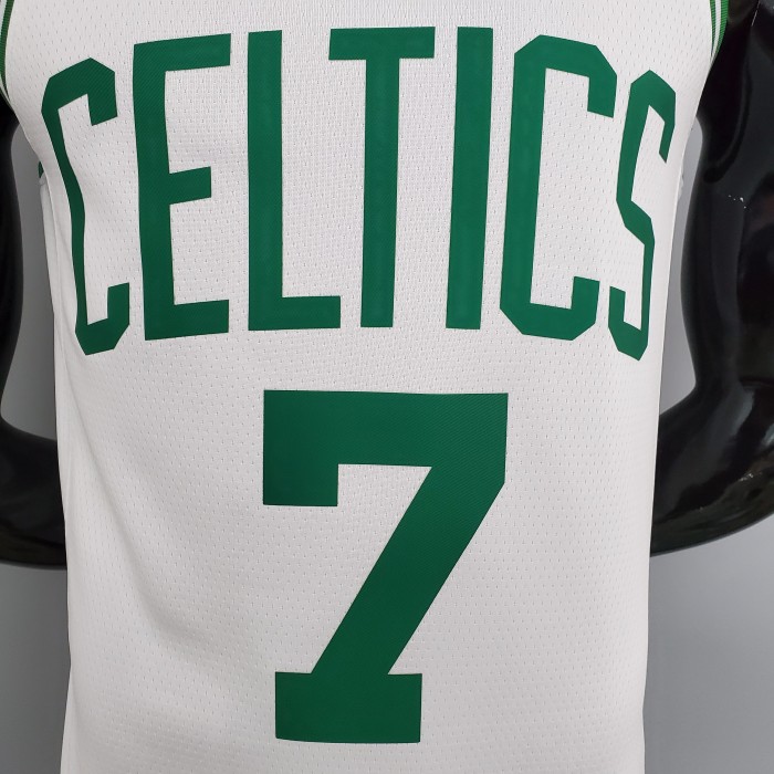 Jaylen Brown Boston Celtics 75th Anniversary 2021/22 Swingman Jersey White