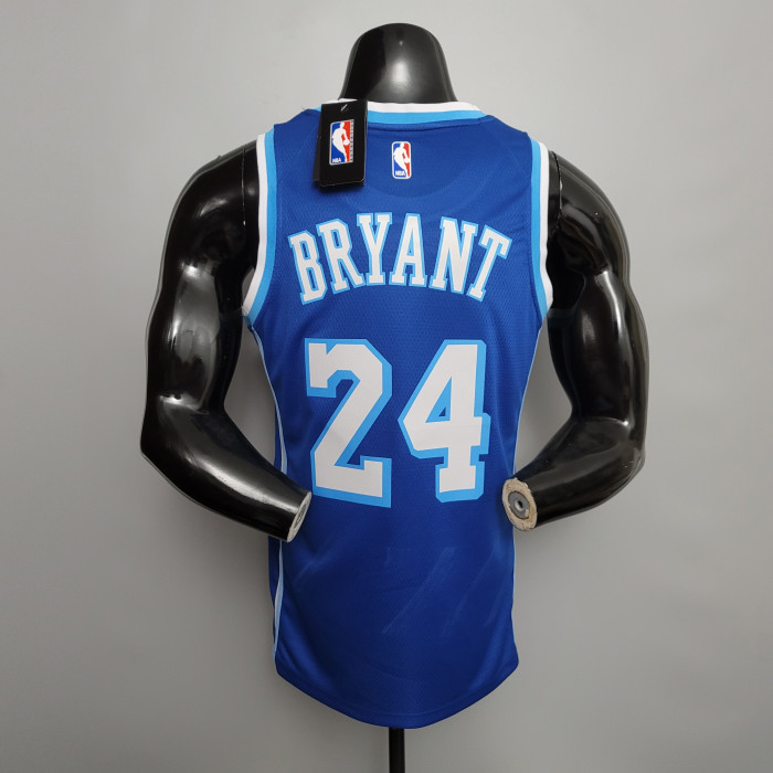 Retro Before Bryant #8 After Bryant #24 Swingman Jersey Blue