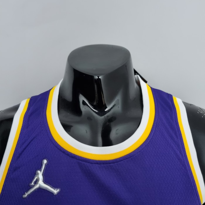 Anthony Davis Los Angeles Lakers 75th Anniversary Swingman Jersey Purple