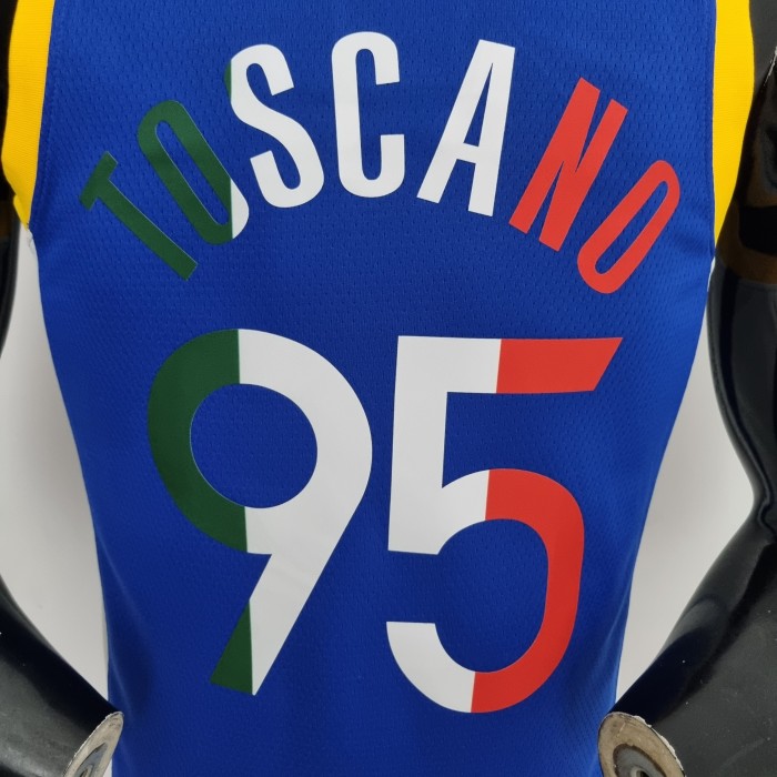 Juan Toscano-Anderson Golden State Warriors 75th Anniversary Swingman Jersey Exclusive Blue