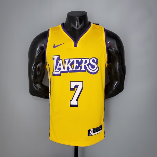 Carmelo Anthony Los Angeles Lakers 2020/21 Swingman Jersey Yellow