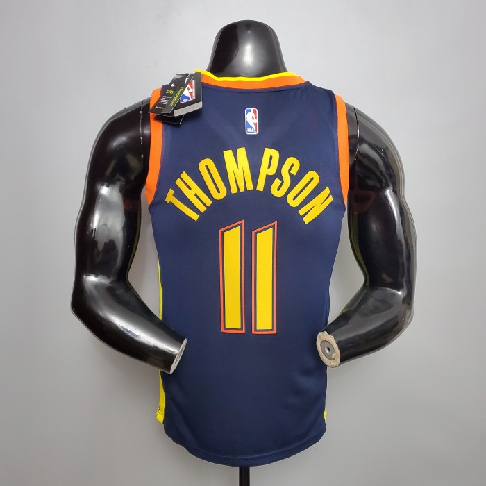 Klay Thompson Golden State Warriors City Edition Swingman Jersey Royal Blue