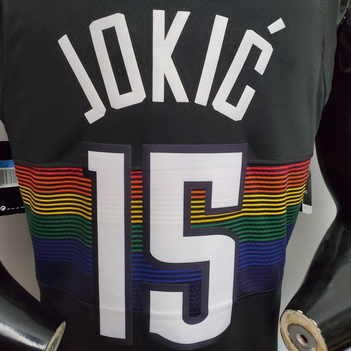 Nikola Jokic Denver Nuggets City Edition Swingman Jersey Black