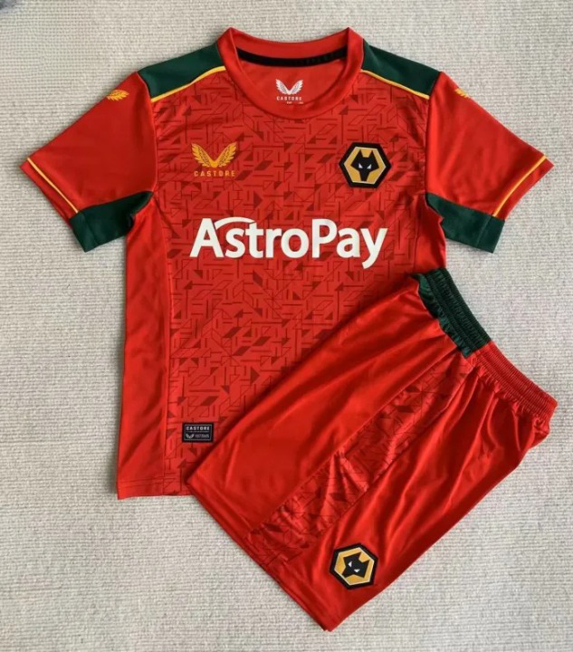 Wolves Away Kids Jersey 23/24