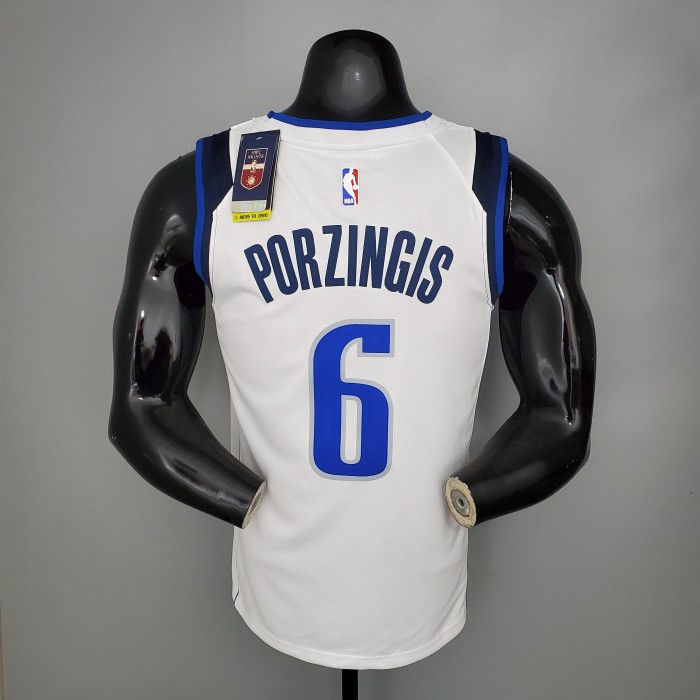 Kristaps Porzingis Dallas Mavericks Swingman Jersey White