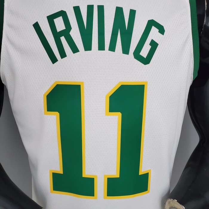 Kyrie Irving Boston Celtics White Platinum Limited Swingman Jersey