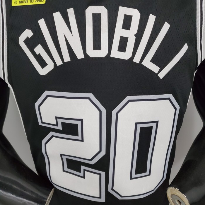 Manu Ginobili San Antonio Spurs Swingman Jersey White