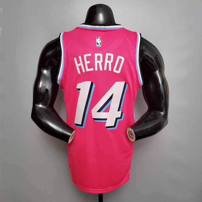 Tyler Herro Miami Heat Swingman Jersey Pink