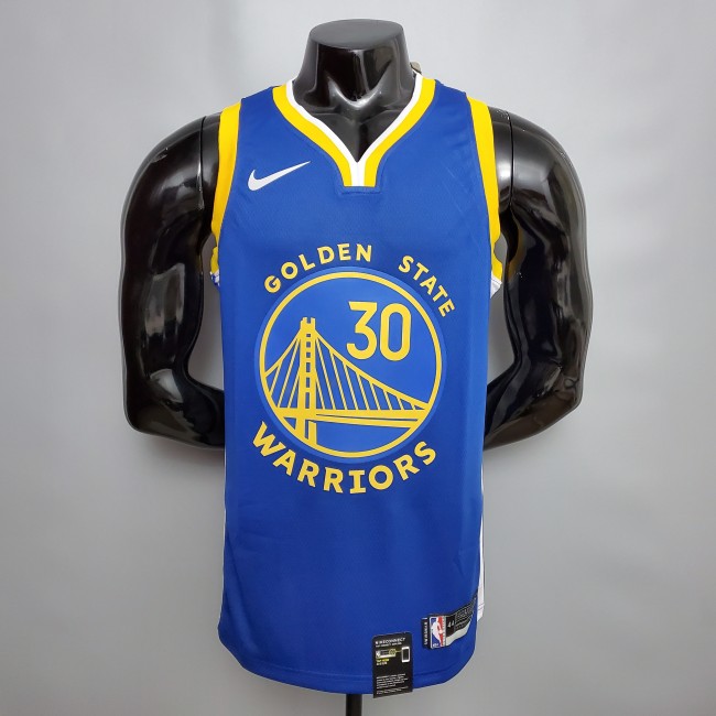 Stephen Curry Golden State Warriors Swingman Jersey Retro Blue