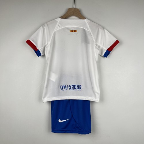 Barcelona Away Kids Jersey 23/24