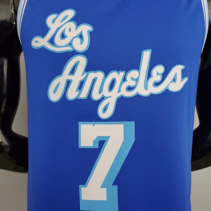 Carmelo Anthony Los Angeles Lakers 2020/21 Swingman Jersey Retro Blue