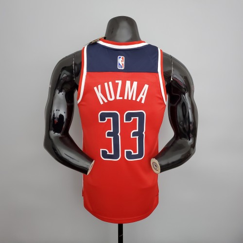 Kyle Kuzma Washington Wizards 75th Anniversary Swingman Jersey Red White