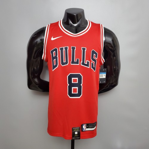 Zach LaVine Chicago Bulls Swingman Jersey Red