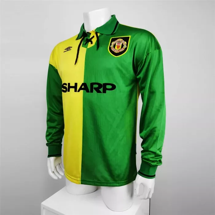 Manchester United Third Long Sleeve Retro Jersey 92/93