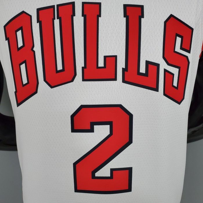 Lonzo Ball Chicago Bulls 75th Anniversary Swingman Jersey White