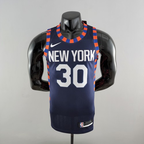 Julius Randle New York Knicks City Edition Striped Swingman Jersey