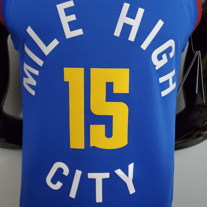 Nikola Jokic Denver Nuggets Theme Limited City Edition Blue Swingman Jersey