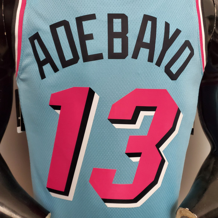 Bam Adebayo Miami Heat Swingman Jersey Blue