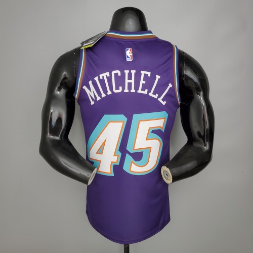 Donovan Mitchell Utah Jazz Retro Snow Mountain Edition Swingman Jersey Purple