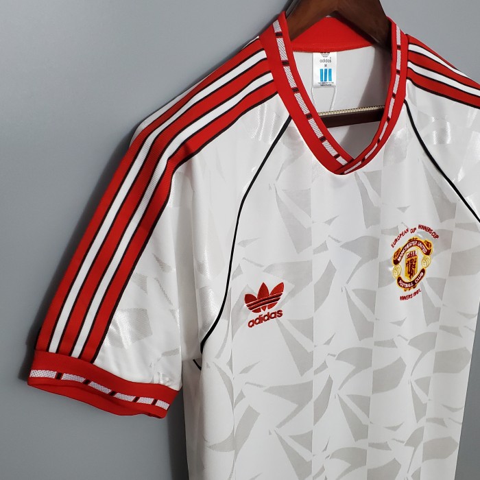 Manchester United Third European Cup Winners'Cup Final Retro Jersey 1990/91