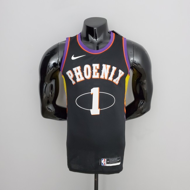 Devin Booker Phoenix Suns City Edition 2022 Swingman Jersey Black