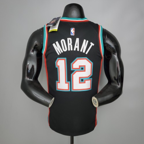 Ja Morant Memphis Grizzlies Swingman Jersey Retro Black