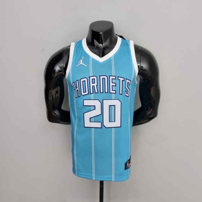 Gordon Hayward Charlotte Hornets 75th Anniversary Swingman Jersey Blue