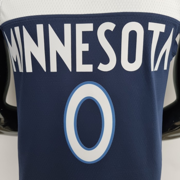 D'Angelo Russell Minnesota Timberwolves 75th Anniversary 2022 Swingman Jersey Blue