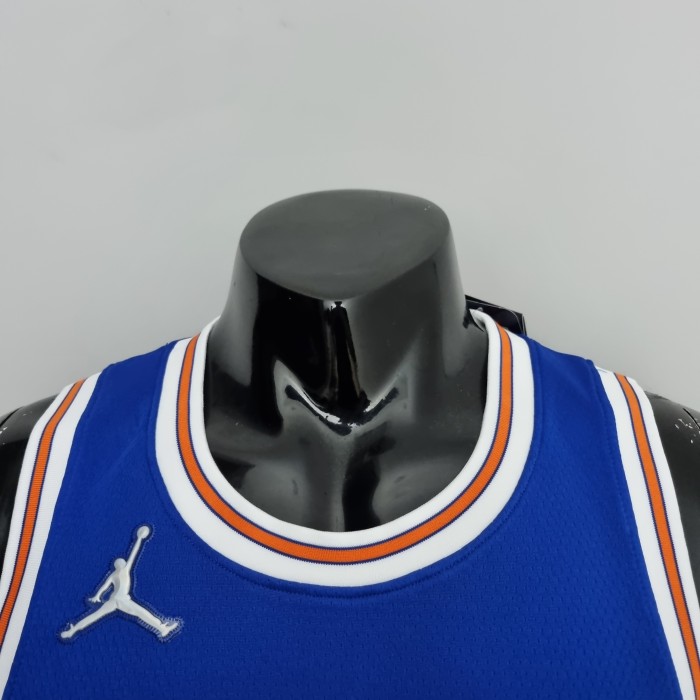 Carmelo Anthony New York Knicks 75th Anniversary Swingman Jersey Blue