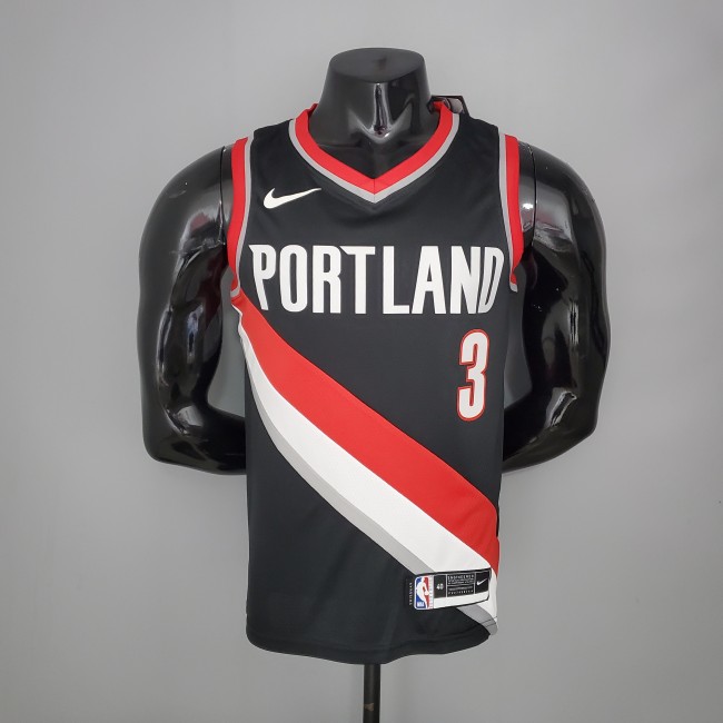 C.J. McCollum Portland Trail Blazers Swingman Jersey Black