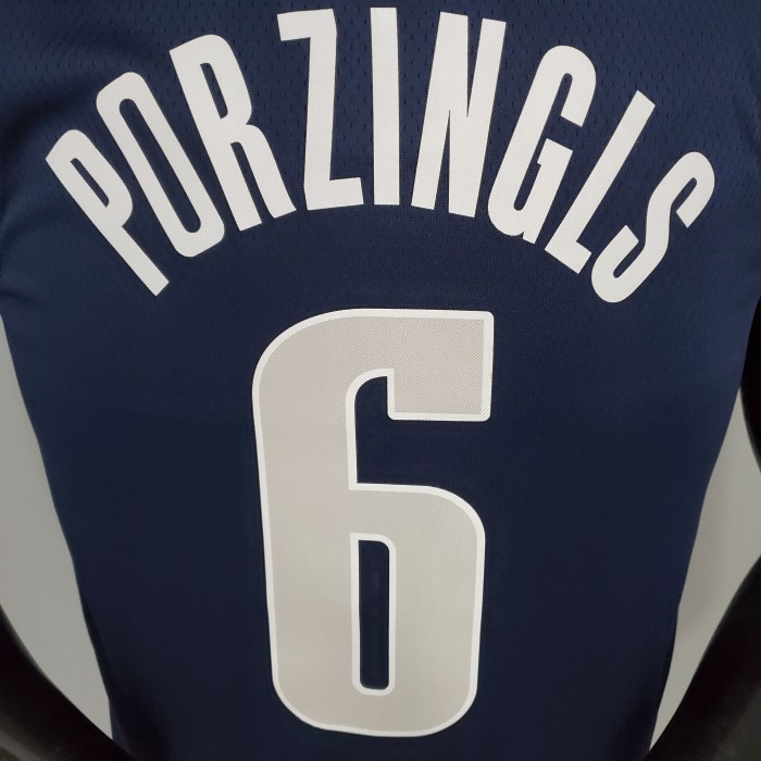 Kristaps Porzingis Dallas Mavericks Iceberg Edition Swingman Jersey Blue