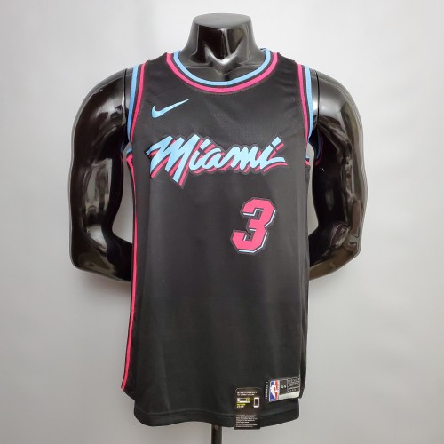 Dwyane Wade Miami Heat Swingman Jersey Black