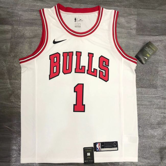 Derrick Rose Chicago Bulls 75th Anniversary Swingman Jersey White