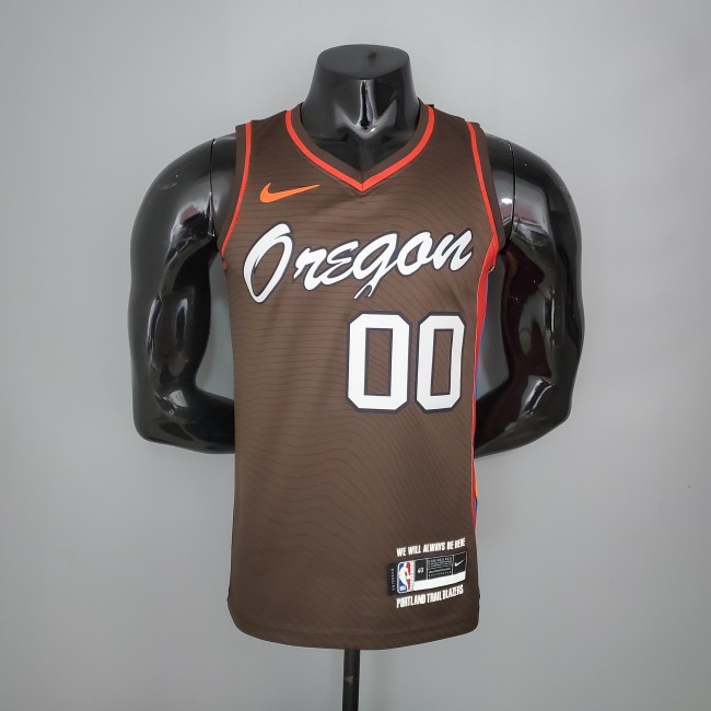 Carmelo Anthony Portland Trail Blazers City Edition Brown Swingman Jersey