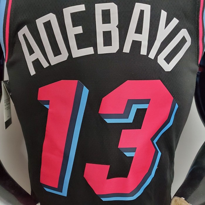 Bam Adebayo Miami Heat Swingman Jersey Black