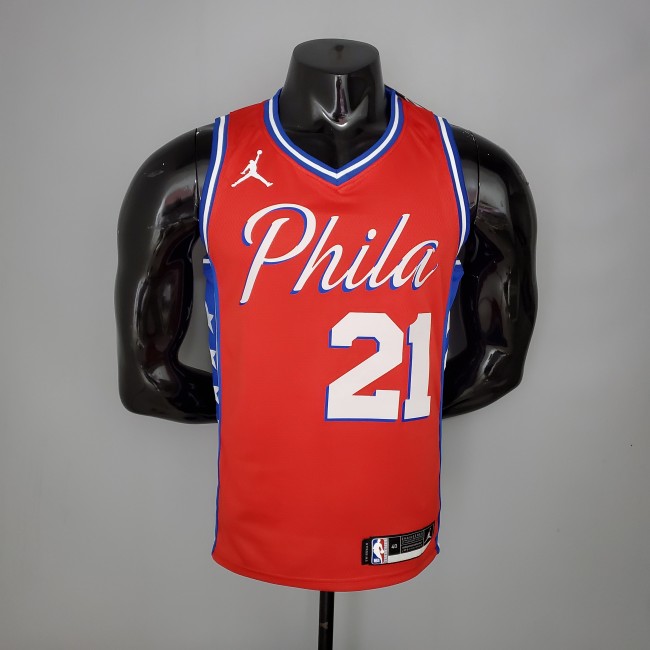 Joel Embiid Philadelphia 76ers Swingman Jersey Red