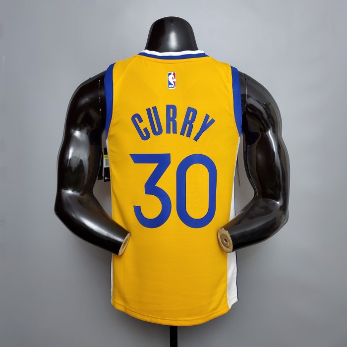 Stephen Curry Golden State Warriors Swingman Jersey Yellow