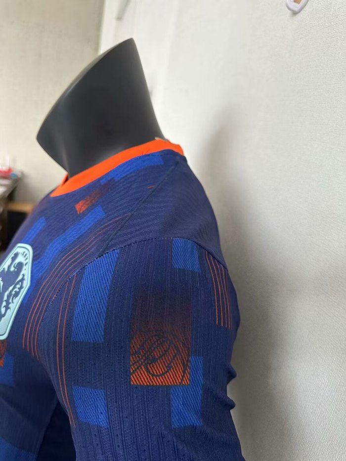 Netherlands 2024 Euro Away Player Man Jersey