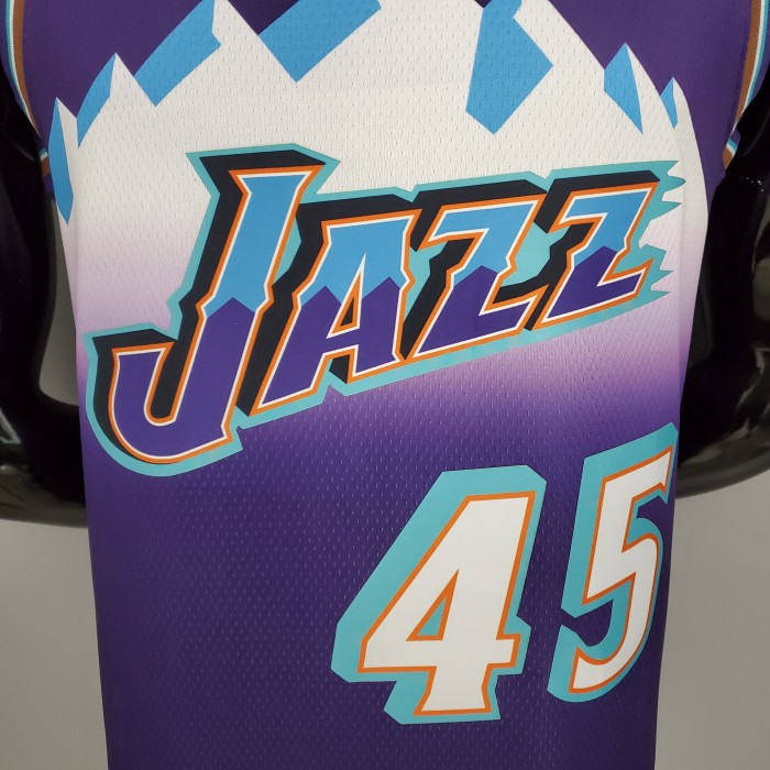 Donovan Mitchell Utah Jazz Retro Snow Mountain Edition Swingman Jersey Purple