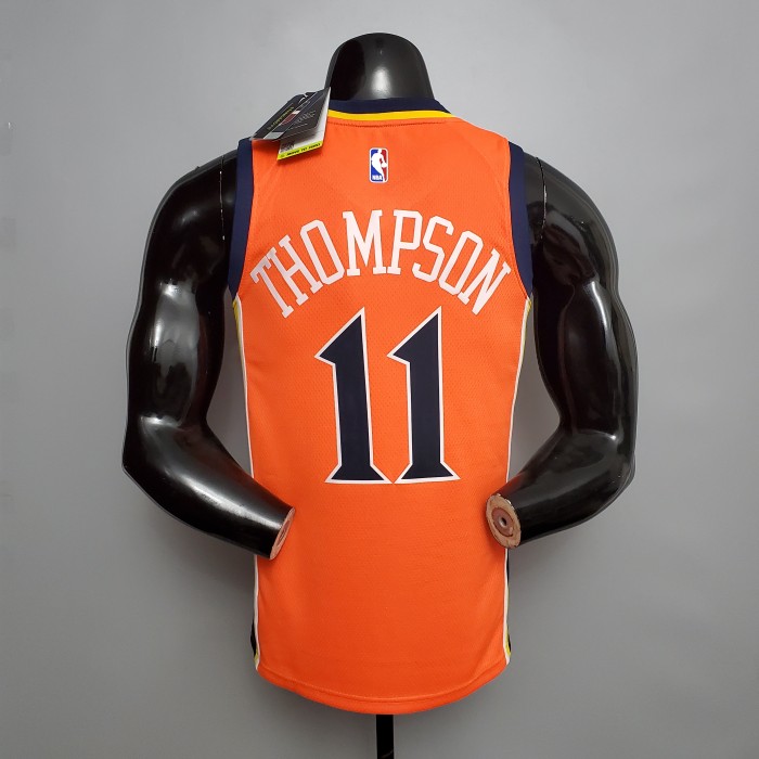 Klay Thompson Golden State Warriors Swingman Jersey Orange